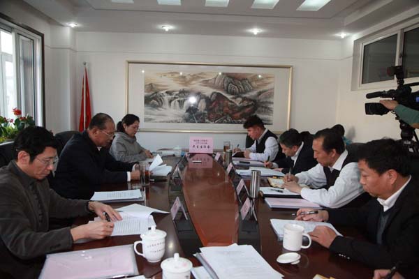 冮瑞副省长参加省民委（宗教局）领导班子专题民主生活会